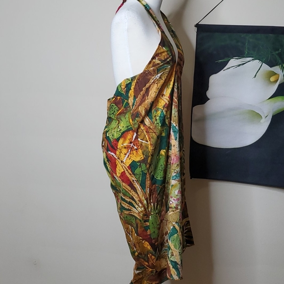 Soft Surroundings Halter Layered Dress - Picture 4 of 6